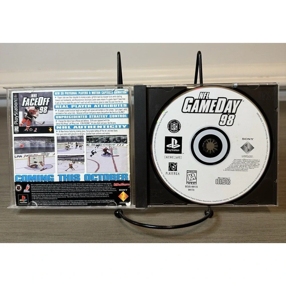 PS1 - Action Bass, Sidney 2000, Gameday 98, Mat Hoffman's Pro BMX, NFL Extreme 2